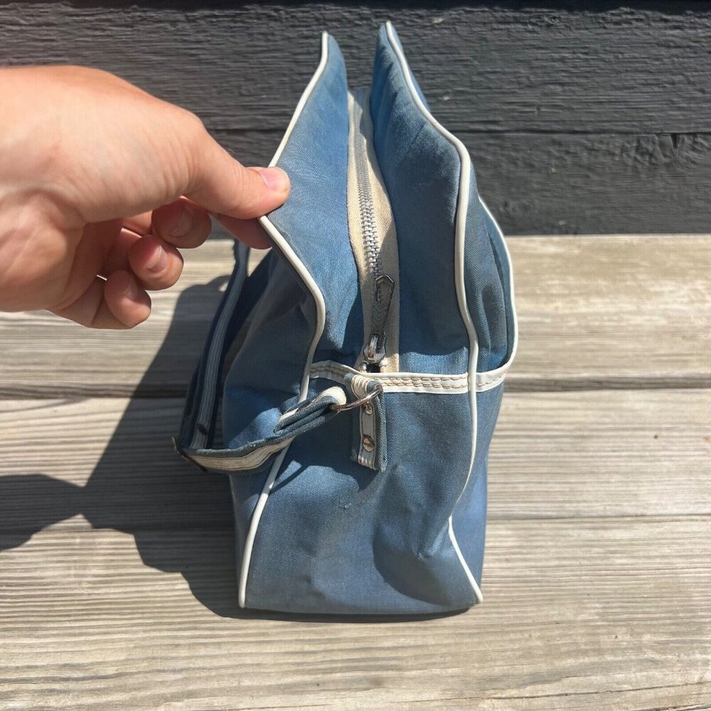 Vintage 1970's  Johnny Tours Flight Attendant Okinawa Shoulder Bag Carry-On - Picture 7 of 16